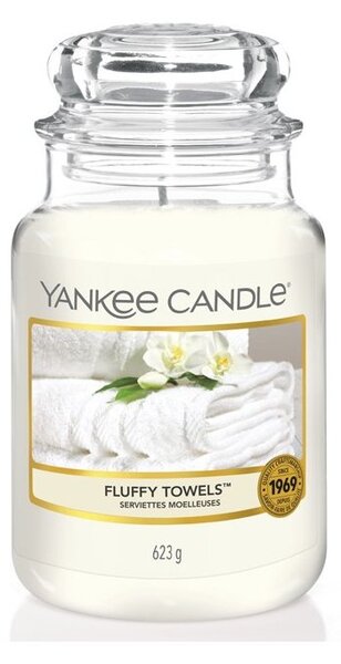 Świeca zapachowa Fluffy Towels Yankee Candle duża