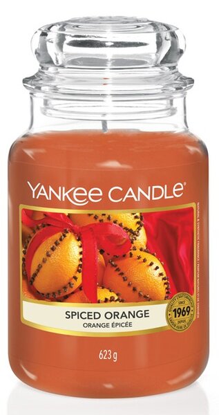 Świeca zapachowa Spiced Orange Yankee Candle duża