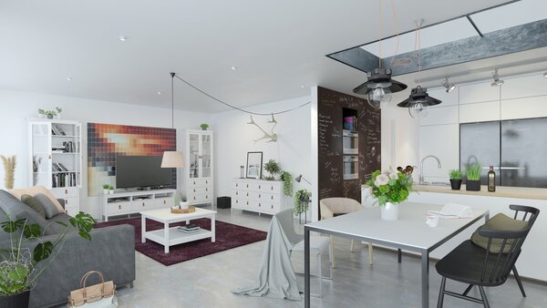 Elegancka komoda pokojowa z szufladami Madrid 4+4 biały mat