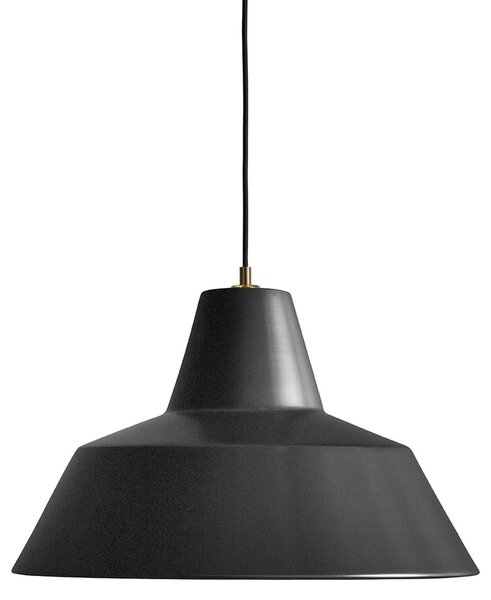 Lampa Wisząca Made By Hand, Workshop W4, ściemnialny, czarny, jadalnia, aluminium, design