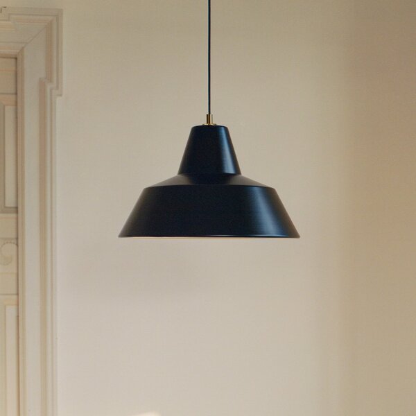 Lampa Wisząca Made By Hand, Workshop W4, ściemnialny, czarny, jadalnia, aluminium, design