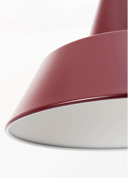 Lampa Wisząca Made By Hand, Workshop W1, ściemnialny, czerwony, jadalnia, aluminium, design