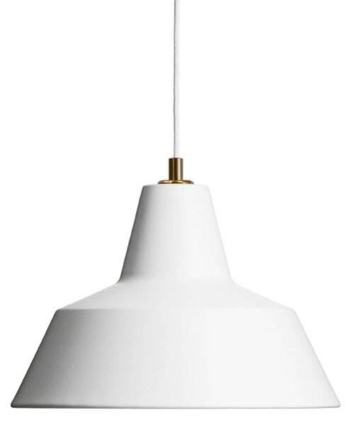 Lampa Wisząca Made By Hand, Workshop W3, ściemnialny, biały, jadalnia, aluminium, design