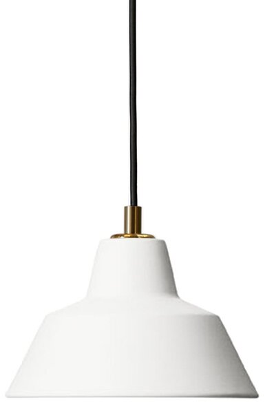Lampa Wisząca Made By Hand, Workshop W1, ściemnialny, biały, jadalnia, aluminium, design
