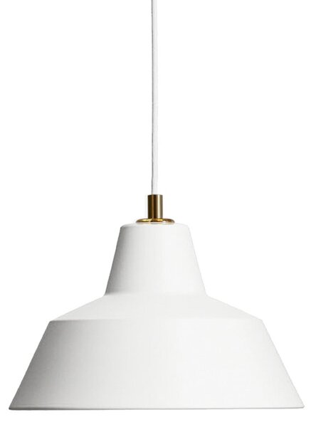 Lampa Wisząca Made By Hand, Workshop W2, ściemnialny, biały, jadalnia, aluminium, design
