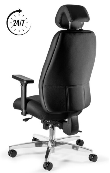 Ergonomiczny fotel biurowy do pracy 24/7 Ultima, zgodny z normą BHP