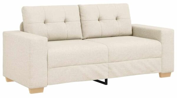 Sofa dwuosobowa obity lnem, 180x77x82 cm