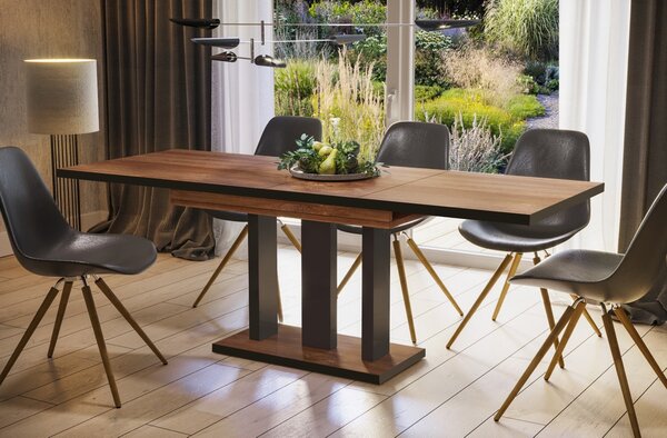 Stół Appia Black 210 rozkładany od 130 do 210 cm