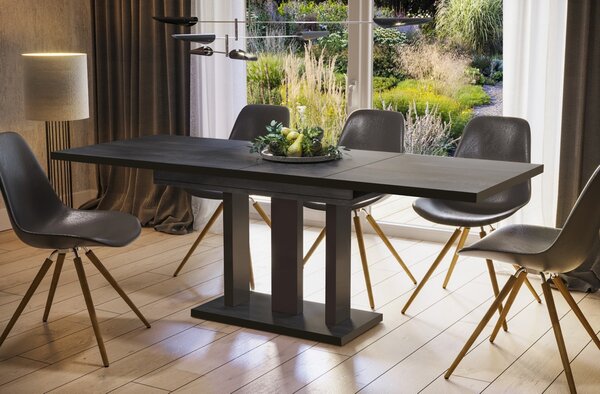 Stół Appia Black 210 rozkładany od 130 do 210 cm