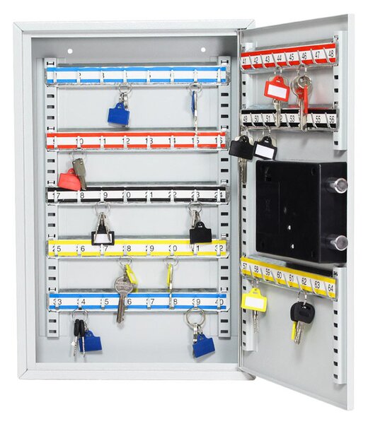 Skrzynka na klucze z zamkiem elektronicznym S-64 EL, na 64 kluczy
