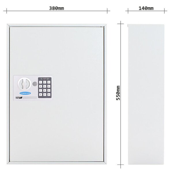 Skrzynka na klucze z zamkiem elektronicznym S-200 EL, na 200 kluczy