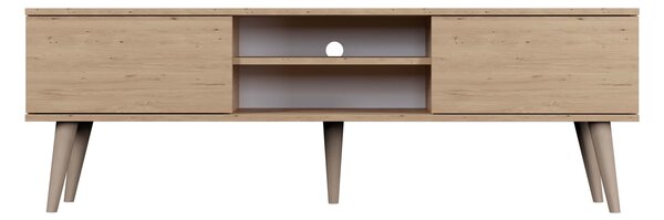 Skandynawska szafka pod telewizor Toronto 160 dąb artisan