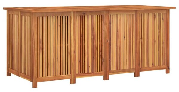 Skrzynia ogrodowa, 175x80x75 cm, lite drewno akacjowe