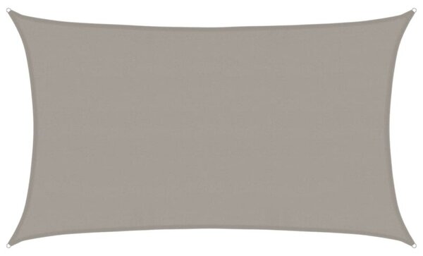 Żagiel przeciwsłoneczny, 160 g/m², jasnoszary, 5x8 m, hdpe