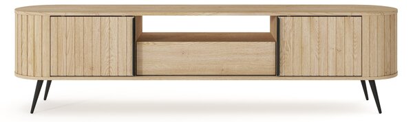 Szafka RTV Luvio 196 cm z szufladą - dąb cremona