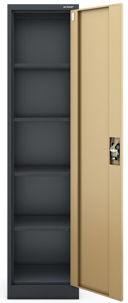 Szafa biurowa Eco Design Alex 45x40x185 cm antracyt/orzech