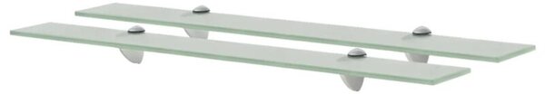 Półki szklane, 2 szt., 70 x 20 cm, 8 mm