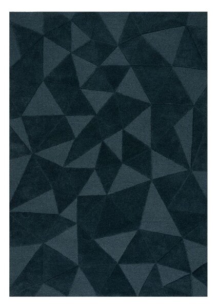 Zielononiebieski wełniany dywan tkany ręcznie 160x230 cm Shard Teal – Flair Rugs