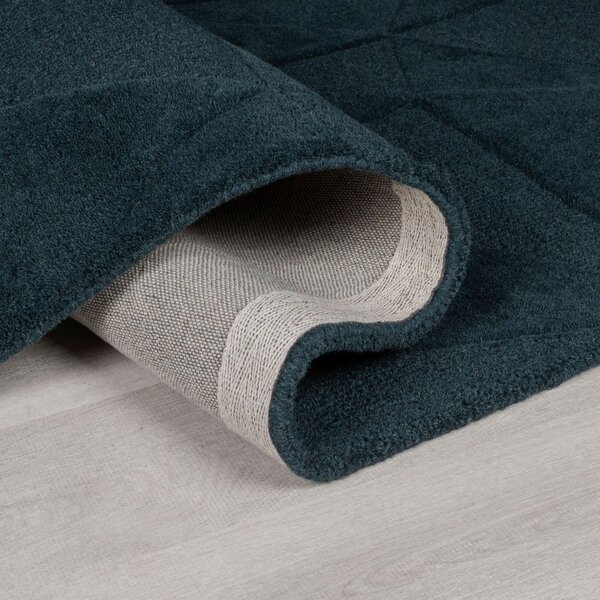 Zielononiebieski wełniany dywan tkany ręcznie 160x230 cm Shard Teal – Flair Rugs