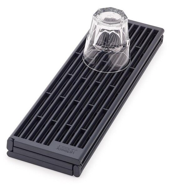 Szary regulowany plastikowy ociekacz na zlew 43x13 cm Platform – Joseph Joseph