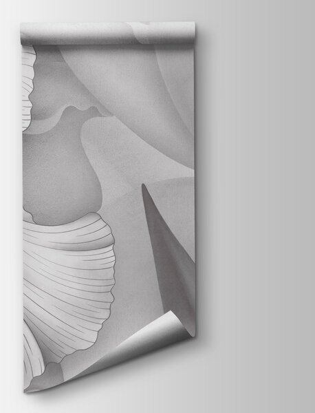 Fototapeta Eleganckie kwiaty w delikatnych odcieniach szarości, Fototapety Kwiaty, Popularne Fototapety, t00747v1 - Tapeko.pl