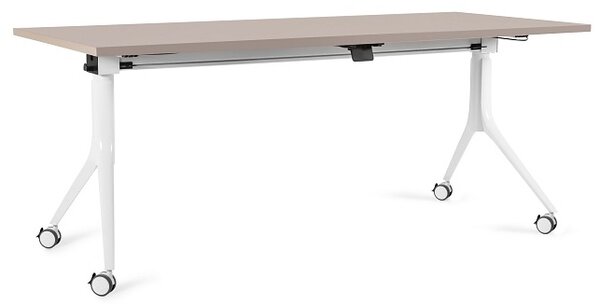 Składane biurko pracownicze na kółkach Carl 180x80 cm