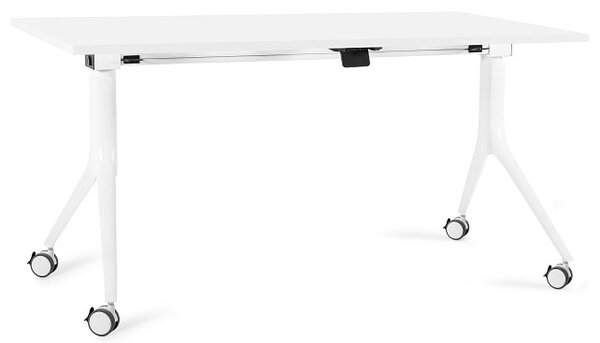 Składane biurko pracownicze na kółkach Carl 150x80 cm