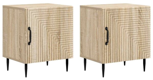 Szafka nocna 2 szt. dÄ b sonoma 43 x 34,5 x 50 cm