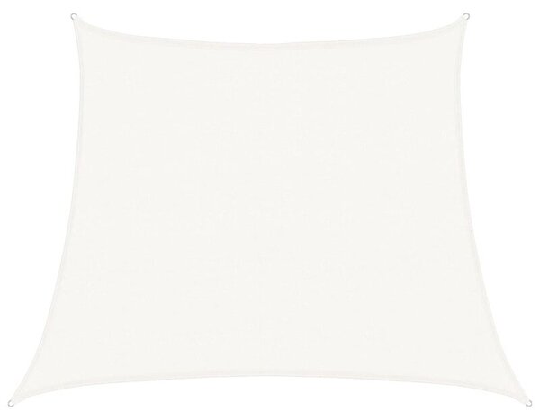 Żagiel przeciwsłoneczny, 160 g/m², biały, 3/4x3 m, hdpe