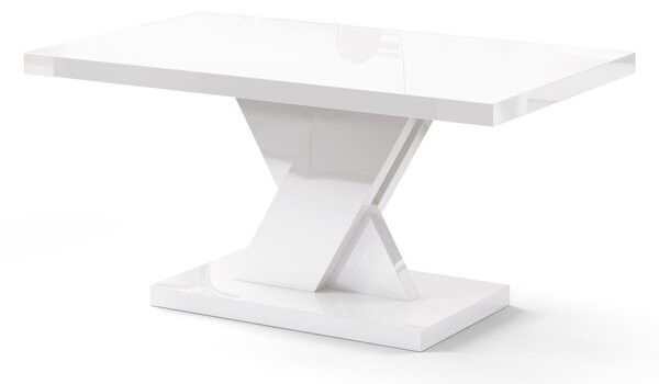 Nowoczesna ława do salonu Dixon 100x60 biały połysk
