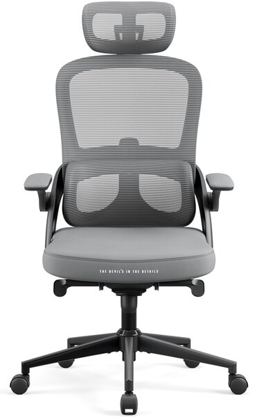 Ergonomiczny fotel do pracy w biurze Diablo V-Light szary