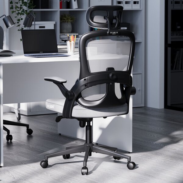 Ergonomiczny fotel do pracy w biurze Diablo V-Light szary