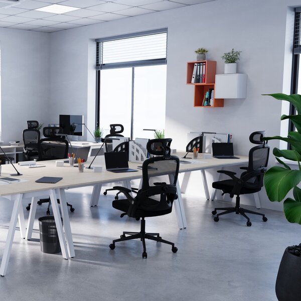Ergonomiczny fotel do pracy w biurze Diablo V-Light czarny