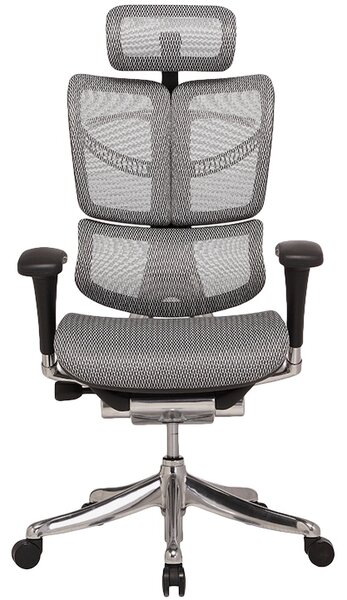 Fotel ergonomiczny z siatki ErgoFly Fly, zgodny z normą BHP