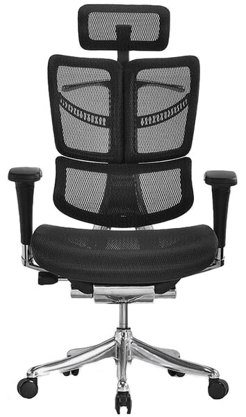 Fotel ergonomiczny z siatki ErgoFly Fly, zgodny z normą BHP