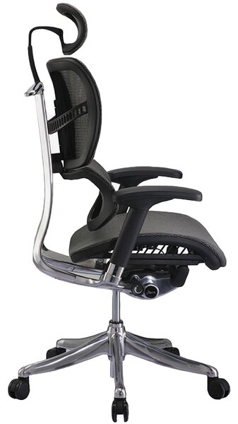 Fotel ergonomiczny z siatki ErgoFly Fly, zgodny z normą BHP