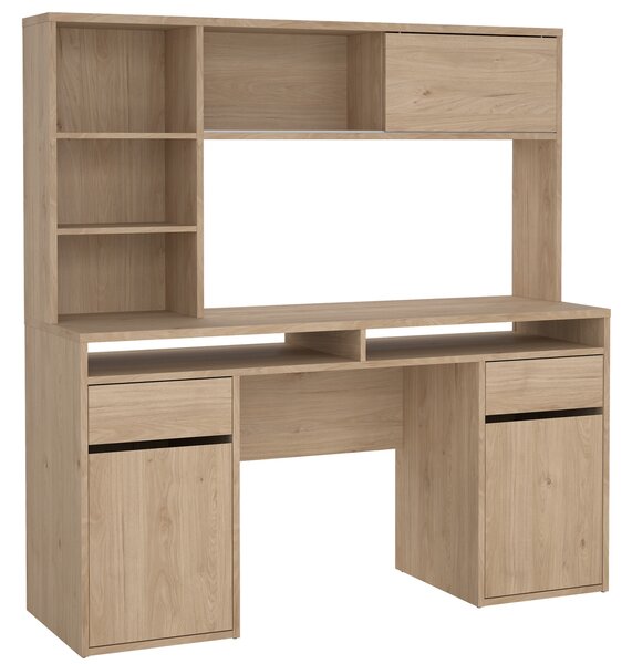 Biurko z nadstawką Function Plus 149 cm jackson hickory