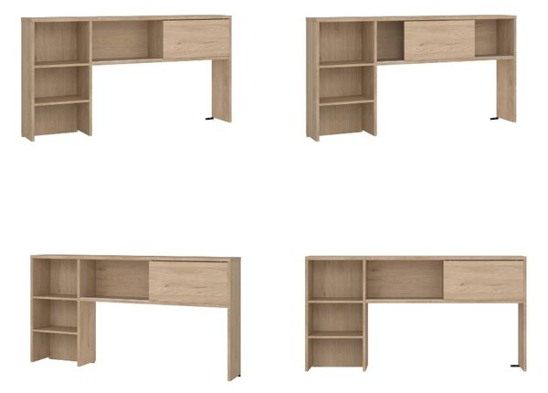 Biurko z nadstawką Function Plus 149 cm jackson hickory