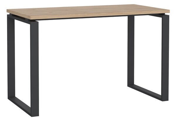 Biurko loft na płozach Sign 120 jackson hickory/szary mat