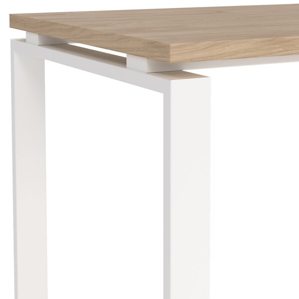 Biurko loft na płozach Sign 150 jackson hickory/biały mat