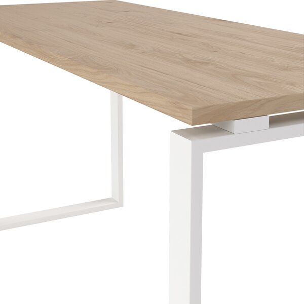 Biurko loft na płozach Sign 150 jackson hickory/biały mat