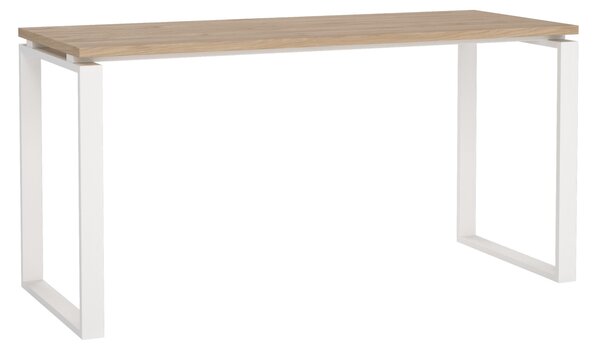 Biurko loft na płozach Sign 150 jackson hickory/biały mat