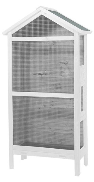 Duvoplus Klatka dla ptaków Asti Cottage, 82x40x160 cm, drewniana