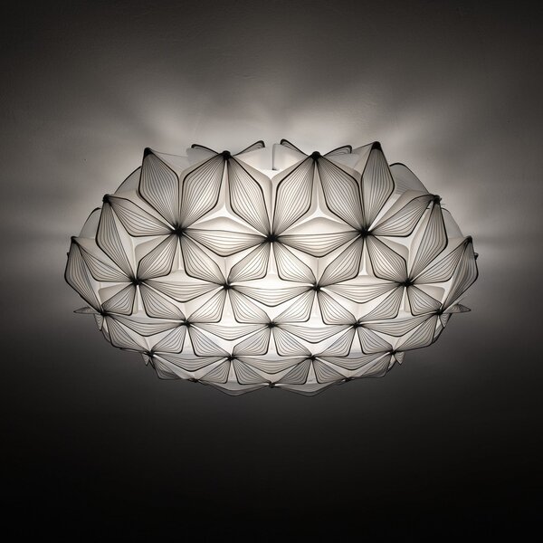 Lampa Sufitowa Slamp, C'EST LA VIE, ściemnialny, czarny, salon, tworzywo sztuczne, design