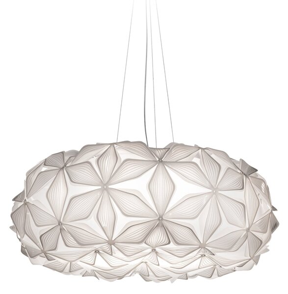 Lampa Wisząca Slamp, C'EST LA VIE, ściemnialny, biały, salon, tworzywo sztuczne, design