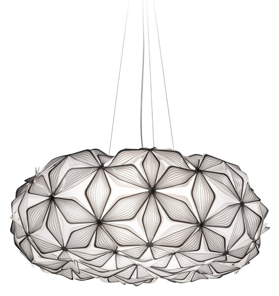 Lampa Wisząca Slamp, C'EST LA VIE, ściemnialny, czarny, salon, tworzywo sztuczne, design