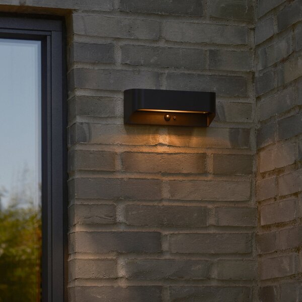Zewnętrzna Lampa Nordlux, Marcellio, czarny, balkon, aluminium, nowoczesny