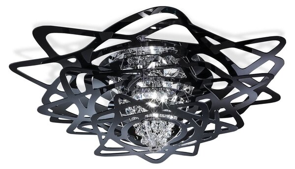 Lampa Sufitowa Slamp, Aurora, ściemnialny, czarny, salon, tworzywo sztuczne, design