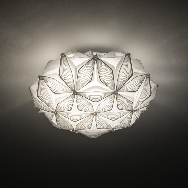 Lampa Sufitowa Slamp, C'EST LA VIE, ściemnialny, biały, salon, tworzywo sztuczne, design