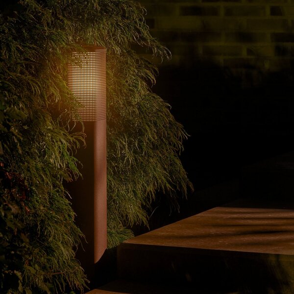 Zewnętrzna Lampa Nordlux, Sidara, ściemnialny, brąz rdzawy, aluminium, nowoczesny